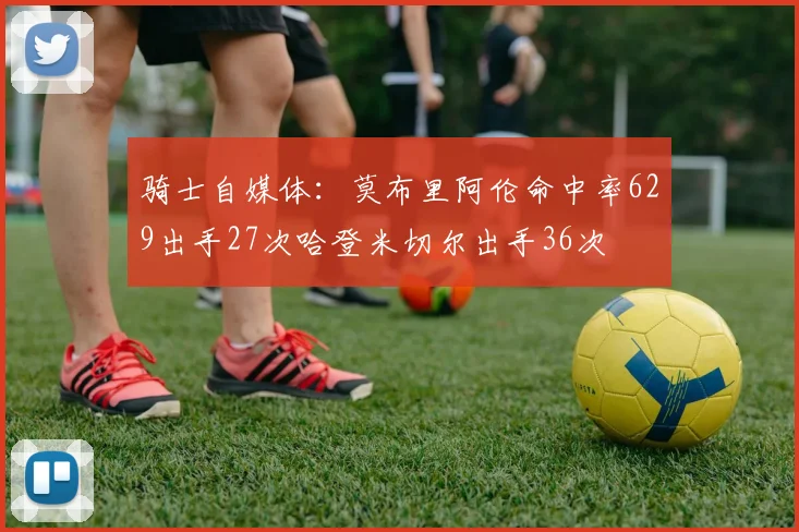 骑士自媒体：莫布里阿伦命中率629出手27次哈登米切尔出手36次
